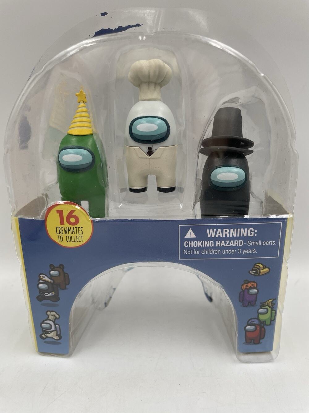 Toikido Among Us Crewmate Figures 3-Pack Collectible Mini Toys